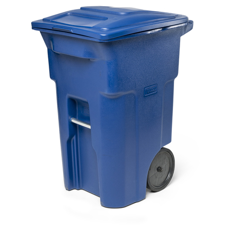 Toter 64 gal Trash Can, Blue ANA64